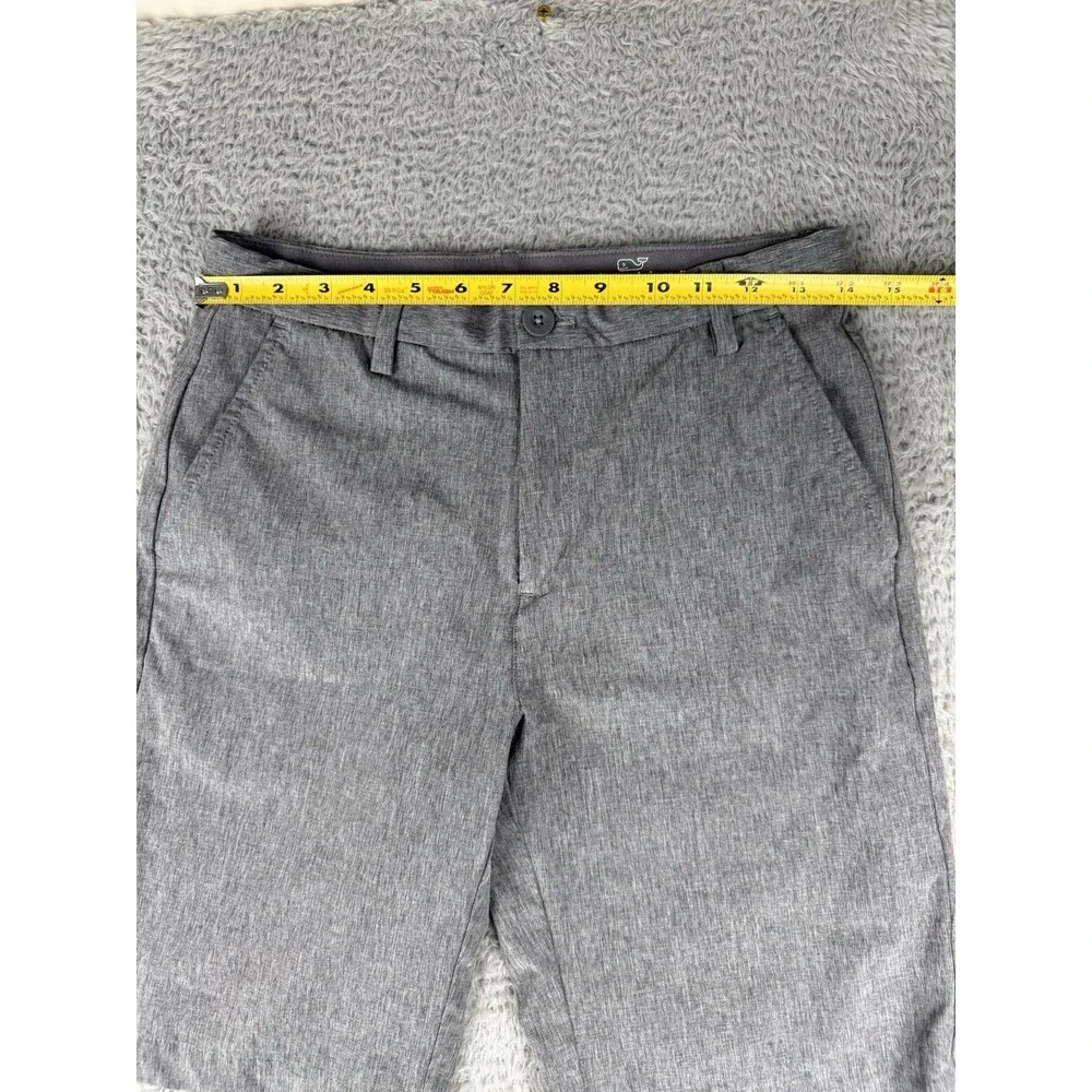 Lot 2 Vineyard Vines Performance Shorts Boys Size  18 Blue And Gray Adjustable